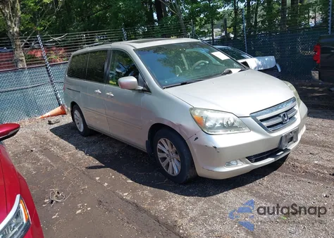2005 Honda Odyssey Touring из США, поврежденный, VIN 5FNRL38835B019368